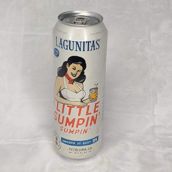 Lagunitas Little Sumpin IPA Empty Beer Can Bottom Opened Tall Boy Petaluma CA - Picture 4 of 8